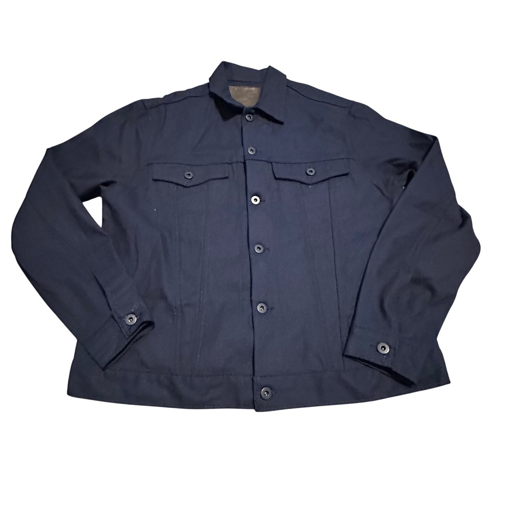 Naked & Famous Denim Stretch Sashiko Jacket Navy Blue XL 160292260